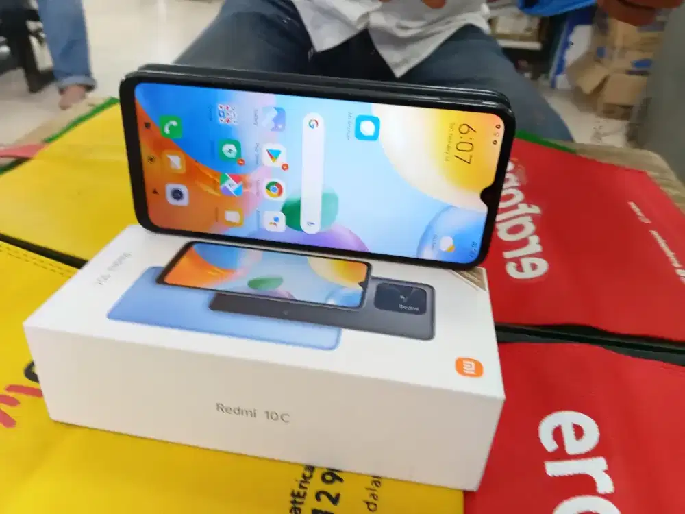Redmi 10C Ram 4 /128 gb mulus no minus lengkap