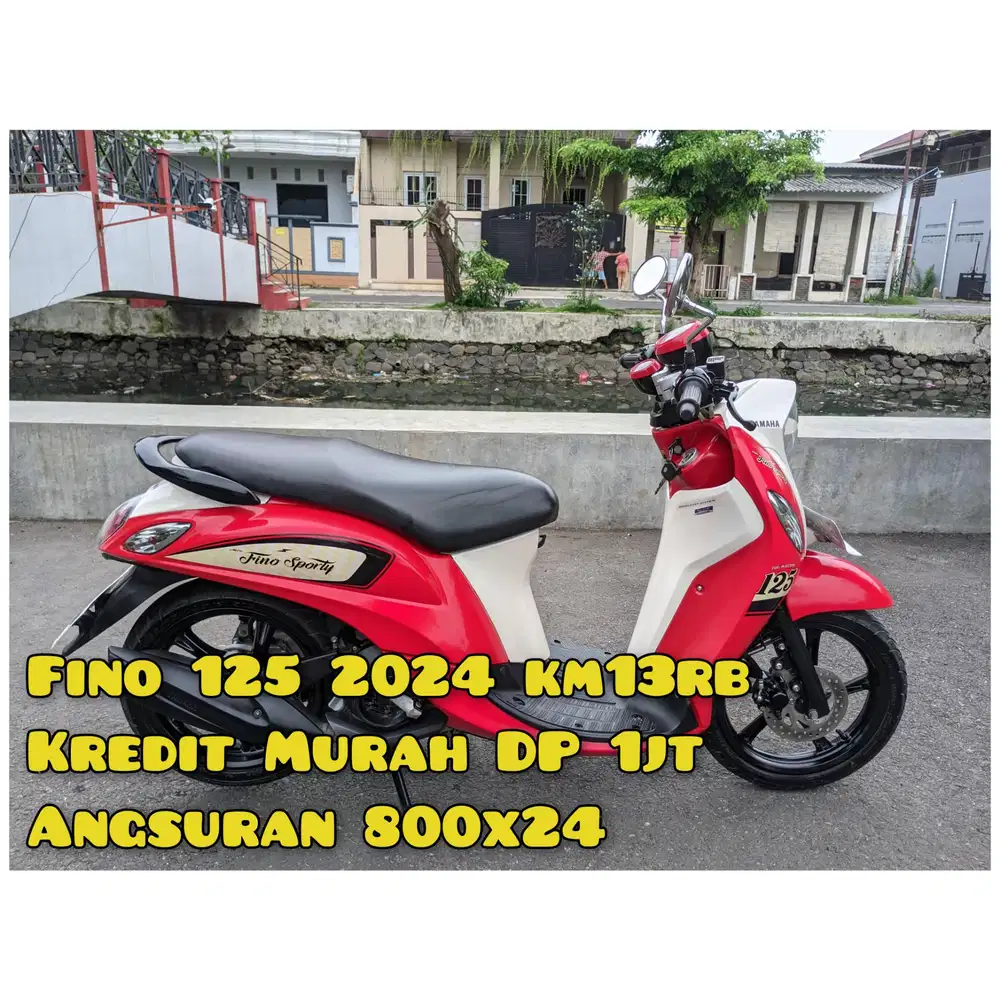 Fino 125cc 2024 Merah Sporty km13rb