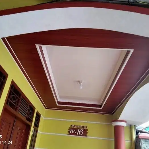 Sekat Plafon Partisi PVC GRC Gypsum Jasa Tukang Pasang Wall Moulding