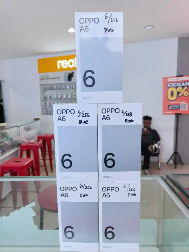 New OPPO A6 6+12GB/256GB Resmi Segel