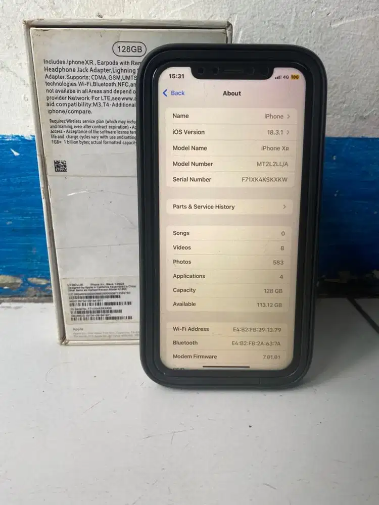 iPhone XR 128 GB Ex-Inter