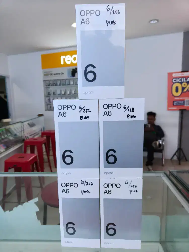 New OPPO A6 18GB/256GB Resmi Segel