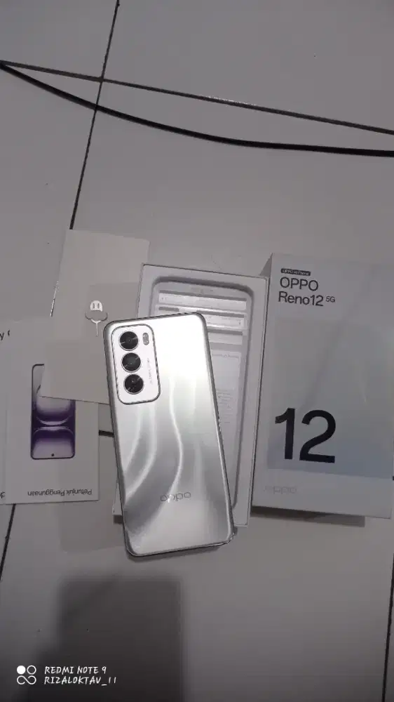 Oppo reno 12 5G fullset mulus