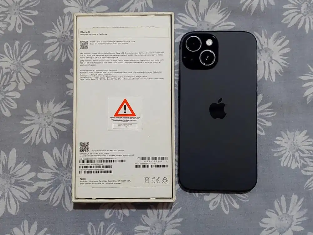 Iphone 15 128 GB fullset RESMI