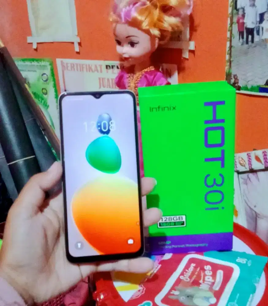 Infinix Hot 30i ram 8+8/128 Fullset Ori Mulus