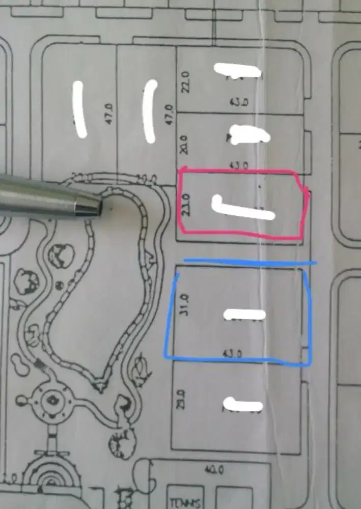 Dijual Tanah VBR 1 Pakuwon Indah Jalan Utama 989m²