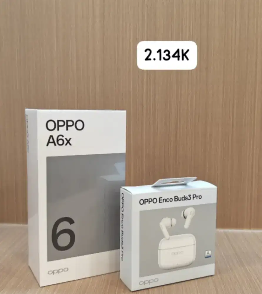 SPESIAL PEMBELIAN OPPO A6X DAPAT KAN FREE HENSET BLUETOOTH ORIGINAL