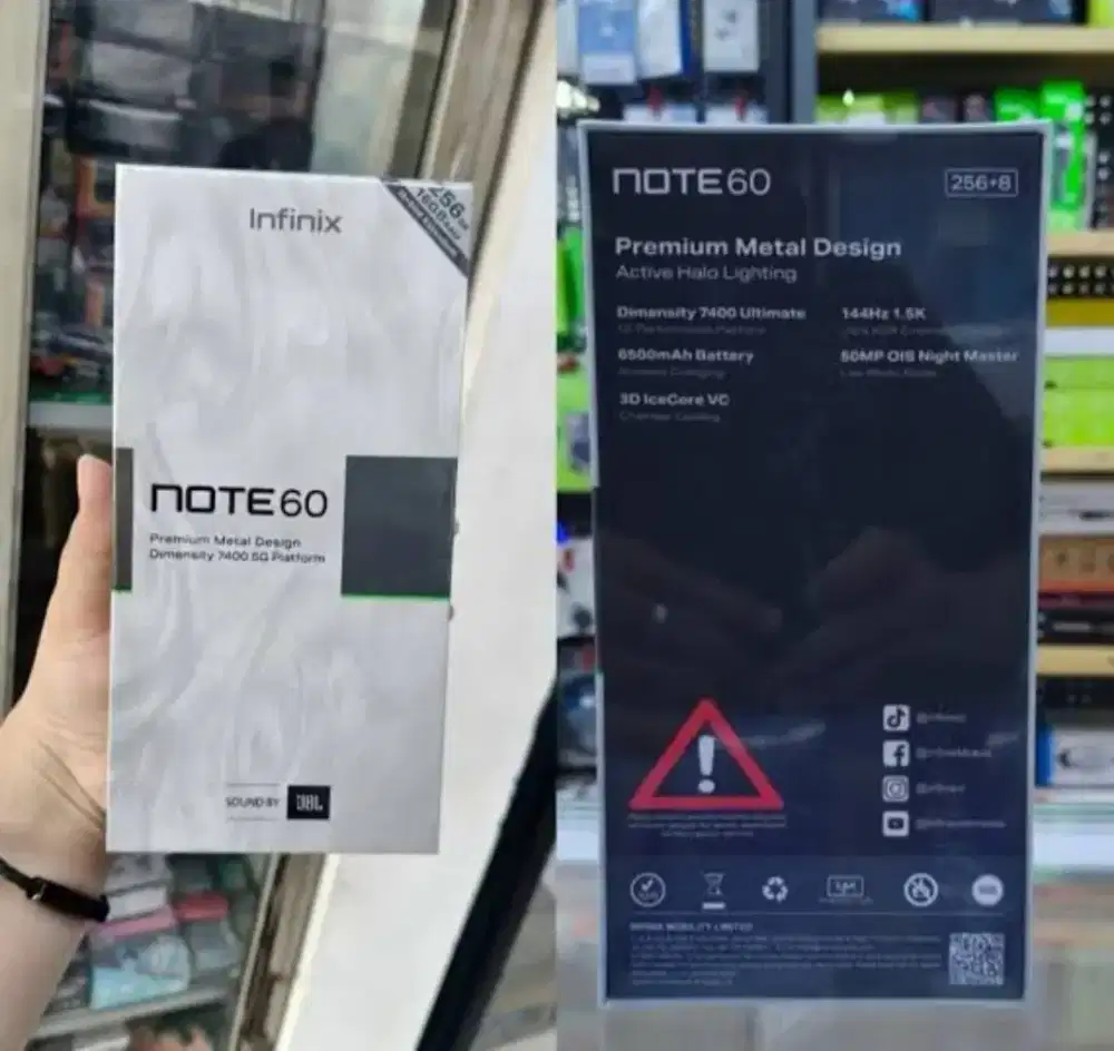 Infinix Note 60 5G new segel box promo ori resmi