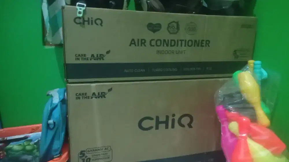 Ac baru beli blum di pake