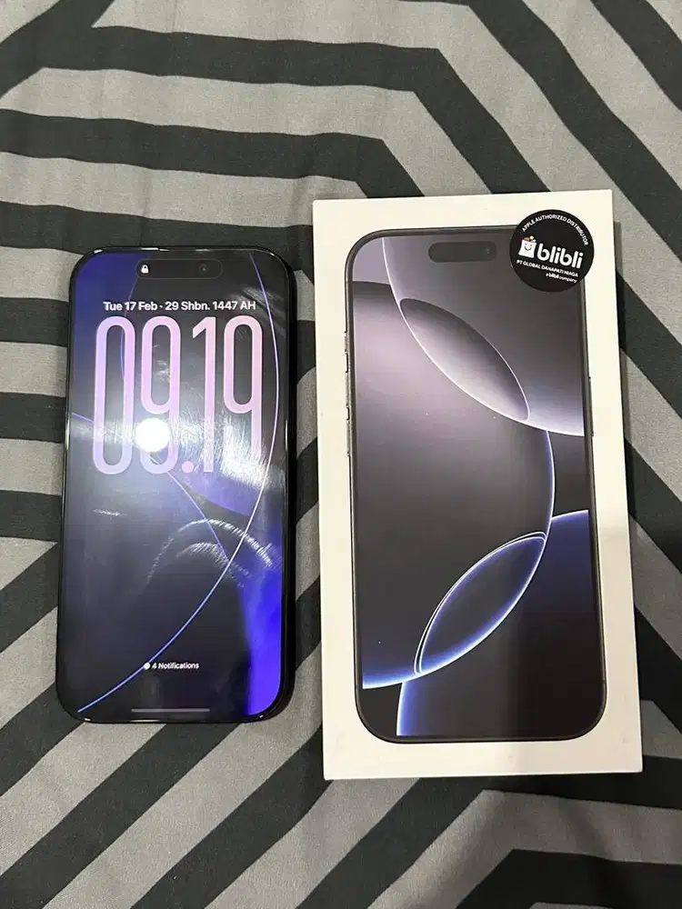 Iphone 16Pro 128 Masih Mulus dan Garansi