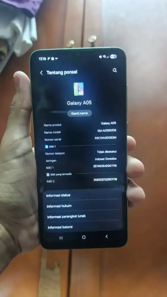 samsung a05 ram 6/128