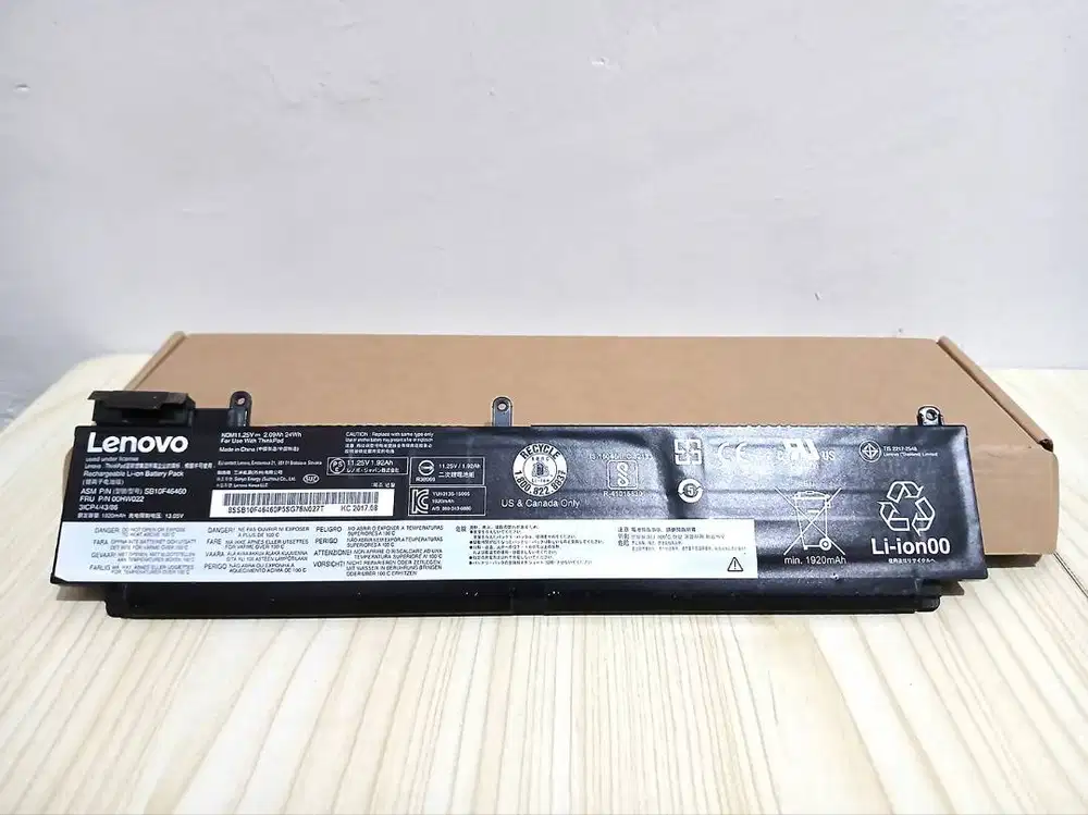 Baterai Thinkpad 00HW022 Internal | Compatible with T460s T470s Lenovo