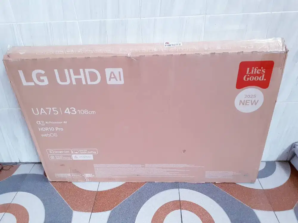 TV LED SMART LG 43IN UHD 4K DIGITAL NETFLIK YUOTUBE LIKENEW MULUS