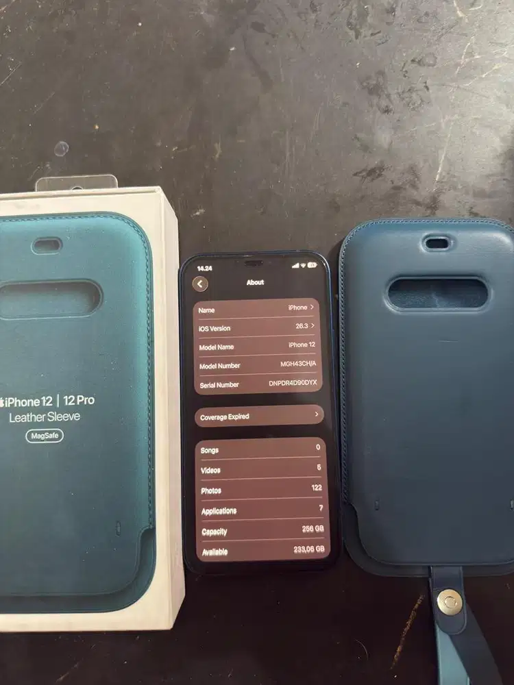 iPhone 12 256 dual sim CH FULL ORI