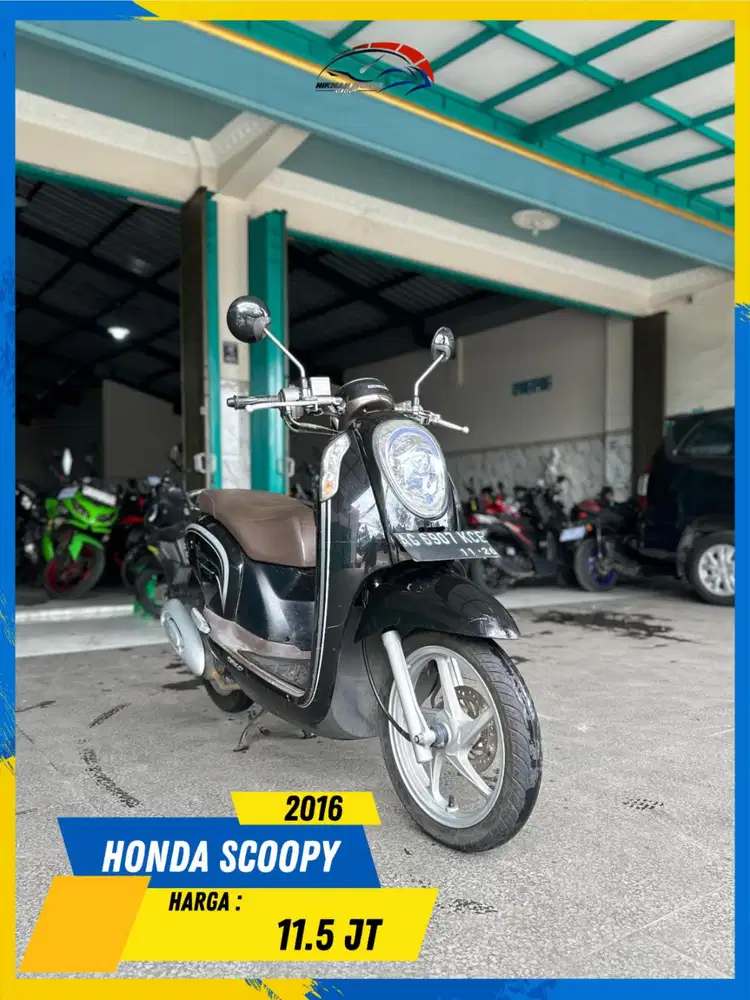 HONDA SCOOPY 2016 PLAT AG MURAH MERIAH BOSS HIKMAH MOTOR KEPUH MALANG