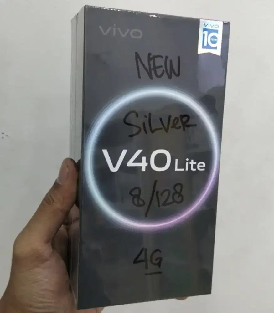 VIVO V40 Lite 5G 8GB+256GB Silver BNIB Garansi Resmi Indonesia