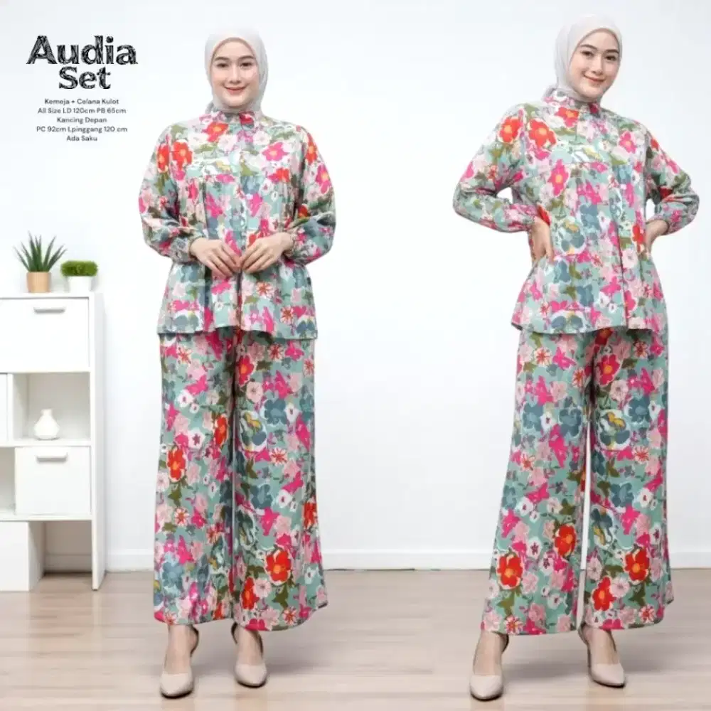 Setelan baju celana panjang kekinian