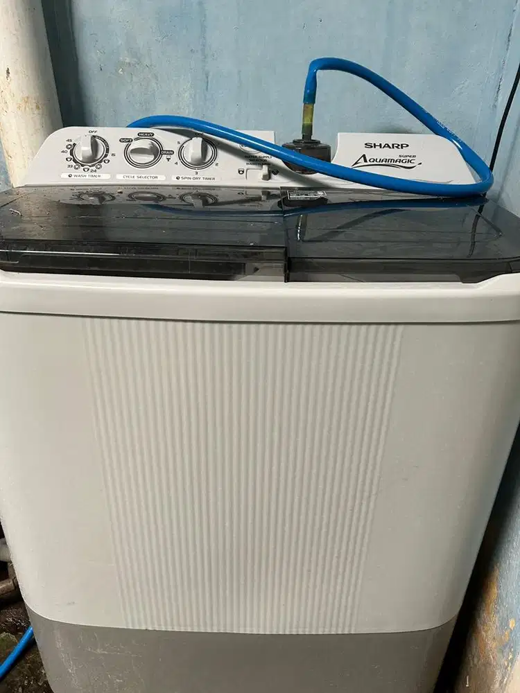 Dijuam mesin cuci sharp pemakaian 3bulan