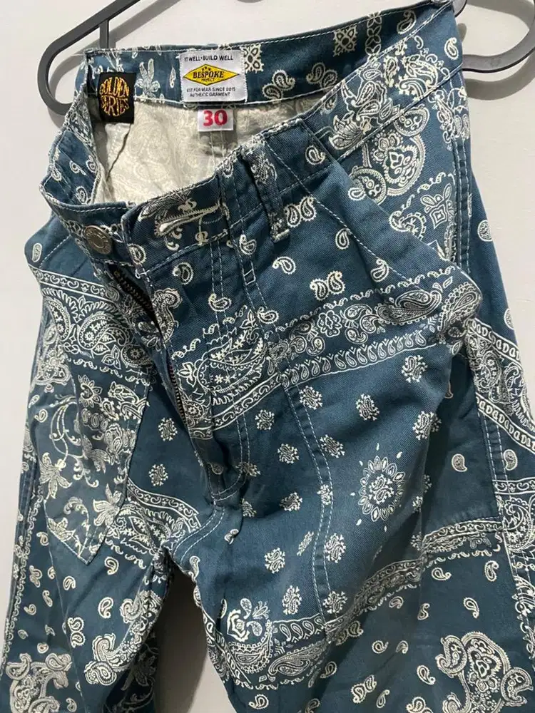 Celana Bespoke Motif Paisley Size 30