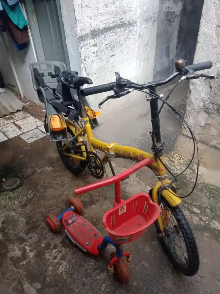 Sepeda cardiff full set boncengan/otoped