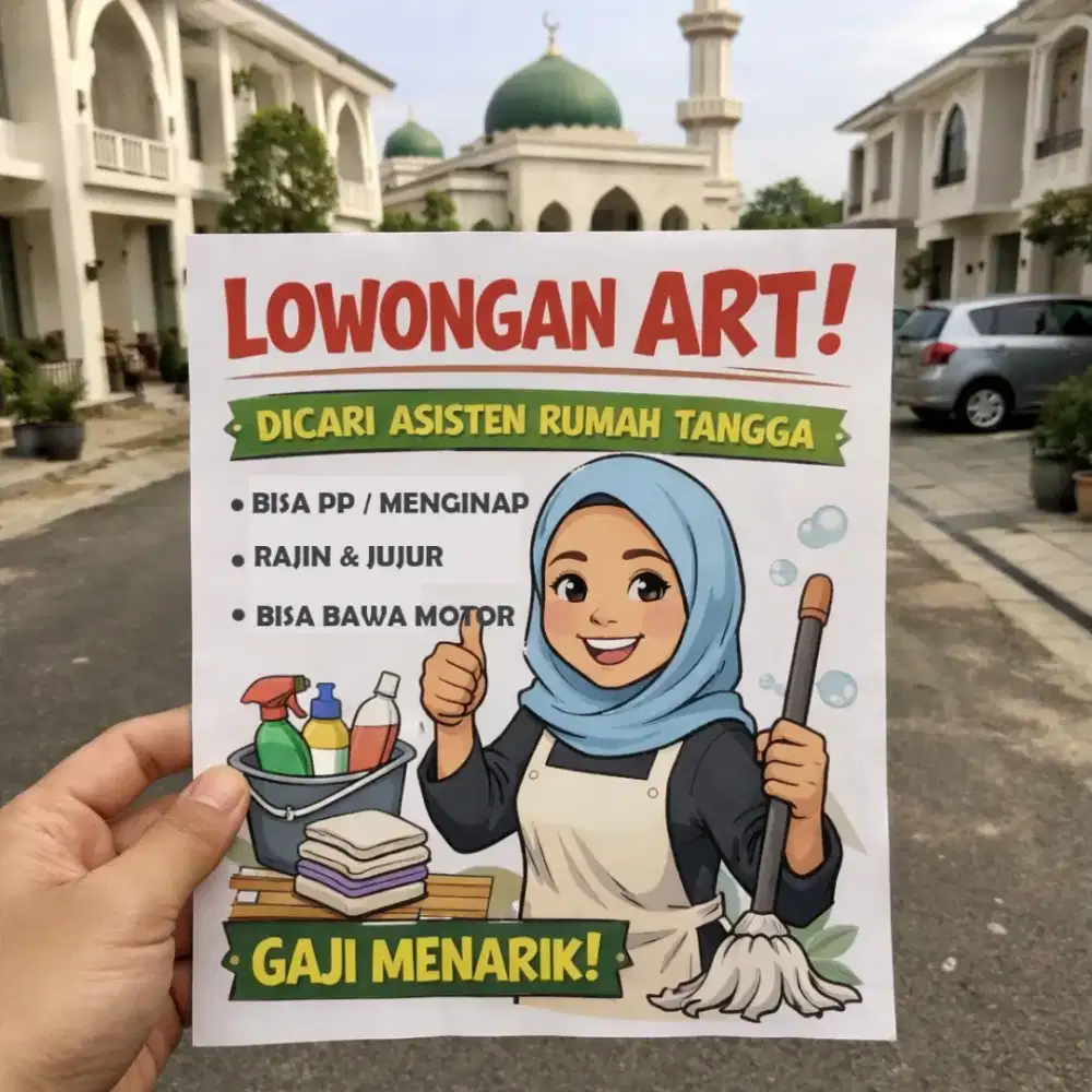 Dibutuhkan ART Asisten Rumah Tangga Sawangan Depok