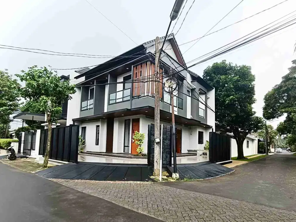 Dijual rumah baru posisi hoek lokasi strategis di Griya Loka BSD