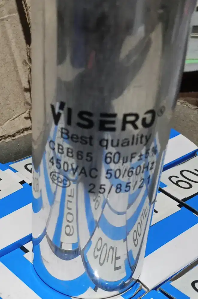 Jual kapasitor visero 60uf