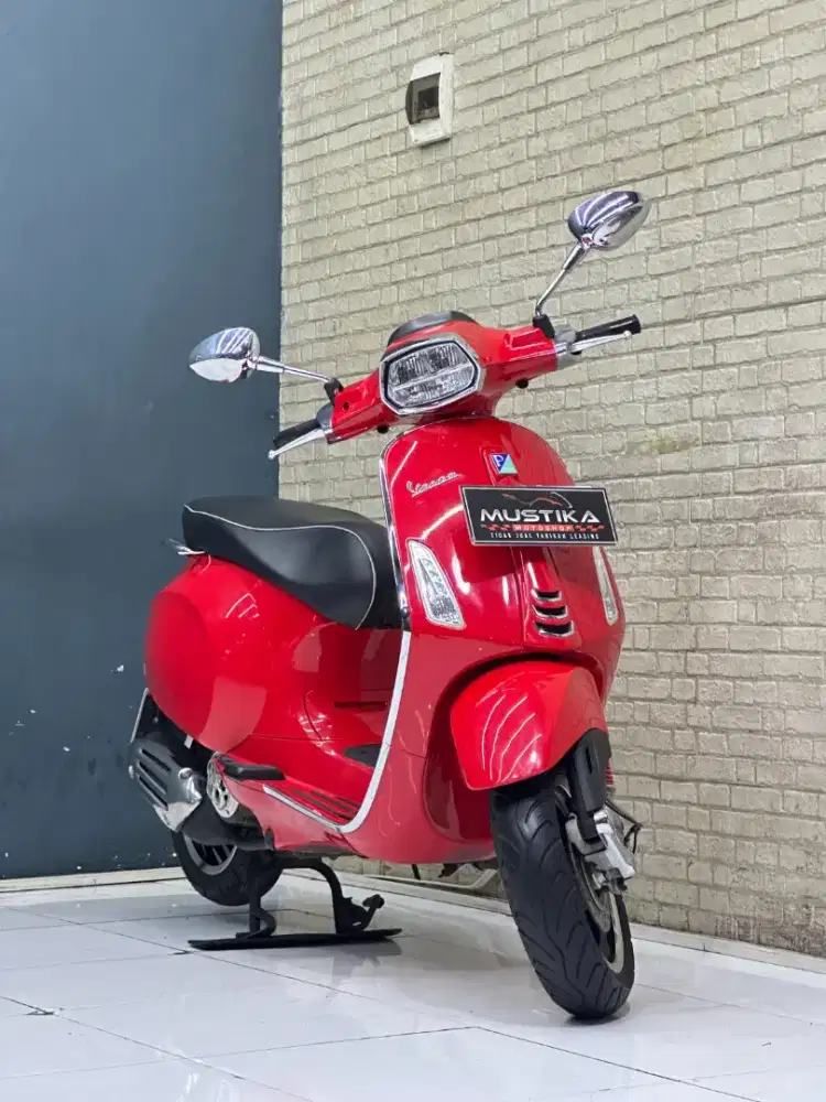 Perfect Condition!!Vespa Sprint ABS Led 2021 Plat Jatim Mulus-Mustika