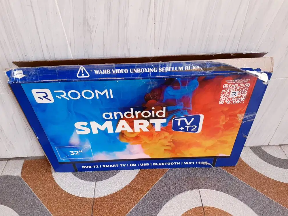 TV LED SMART ROOMI 32IN DIGITAL YOUTUBE SIAP PAKAI