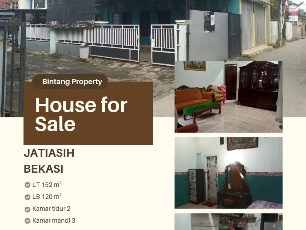 Dijual Rumah Asri di Jati Asih Bekasi