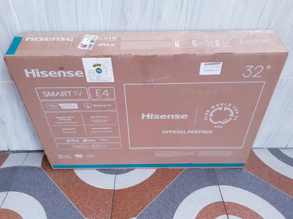 TV LED ANDROID HISENSE 32IN DIGITAL TV NETFLIK MULUS SEPERTI BARU