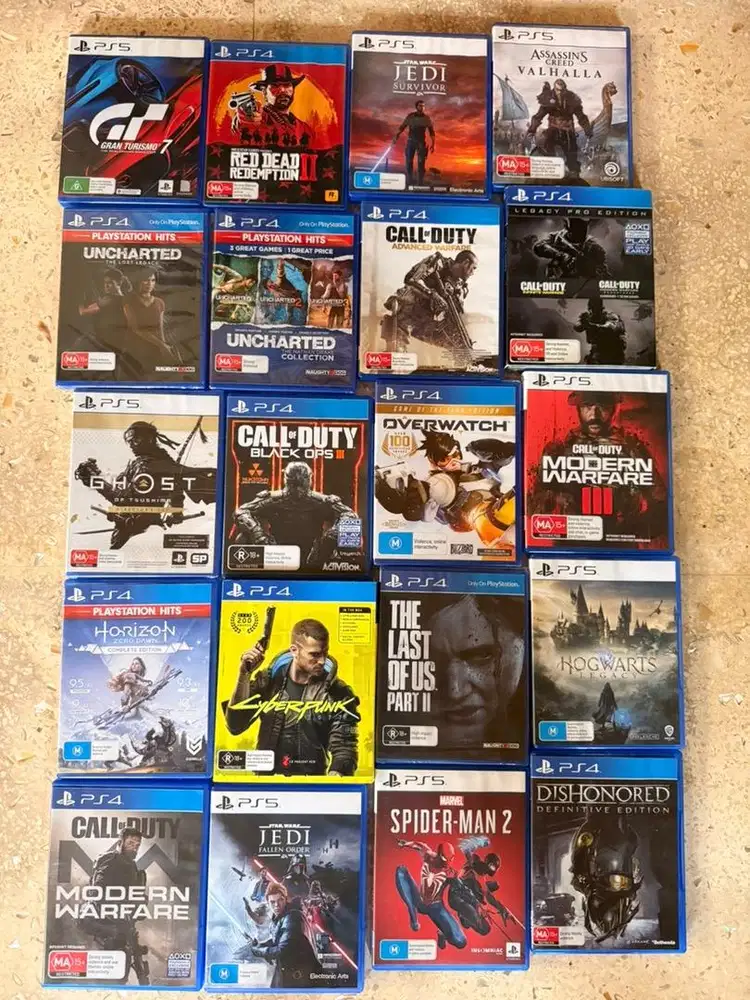 PS4 / PS5 Original Games Set Bundle (asli no kw)