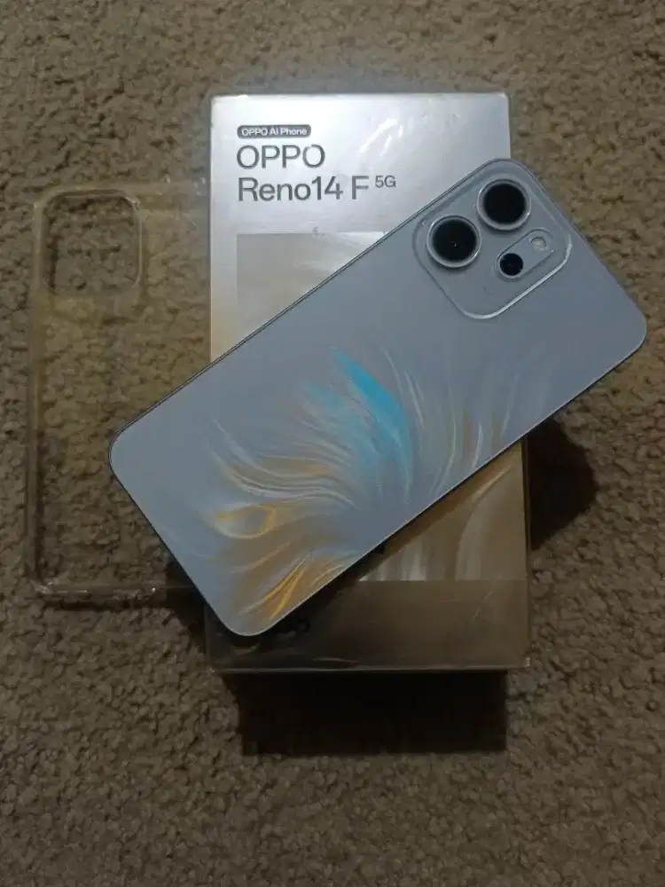 Jual Oppo Reno 14f 5G ram8/256 mulus lengkap
Garansi smpai 24/07/2026