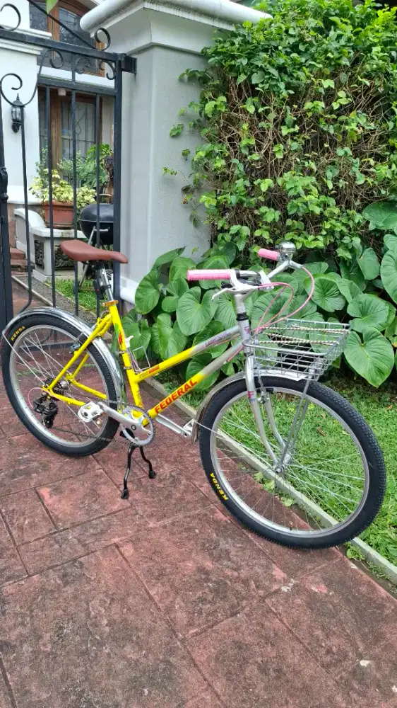 sepeda federal lady cat vintage kalcer