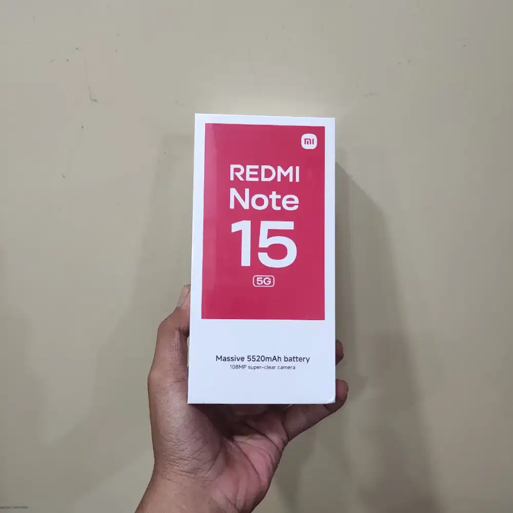 [ Fast respon WA ] Xiaomi Redmi Note 15 5G 12/512 Garansi 15bln