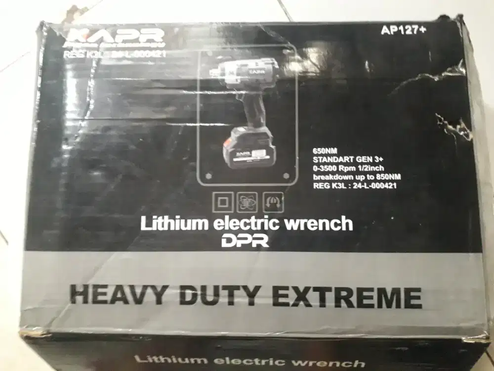 Bor cordless XAPR impact reg K3L