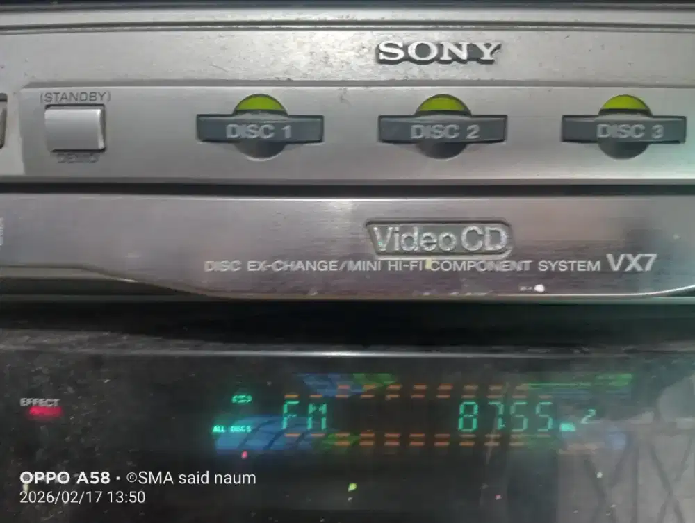 Radio Compo sony ex change mini  hi-fi componen system  VX7