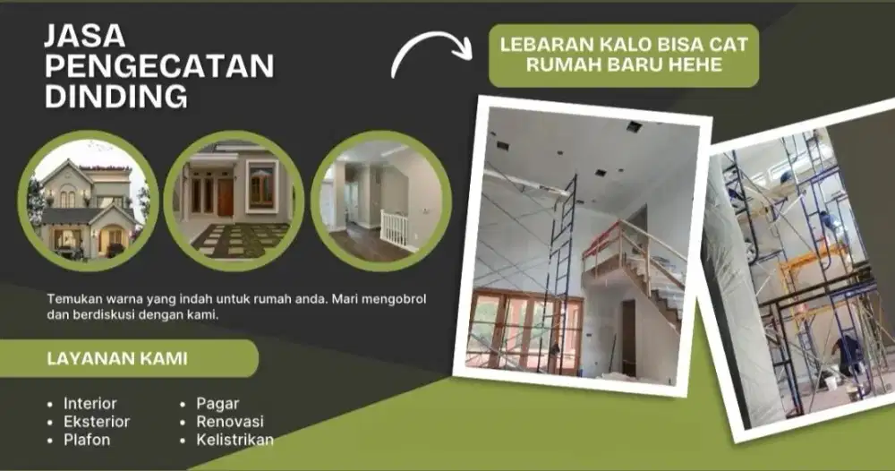 Jasa Cat Dinding Rumah dan Bangunan