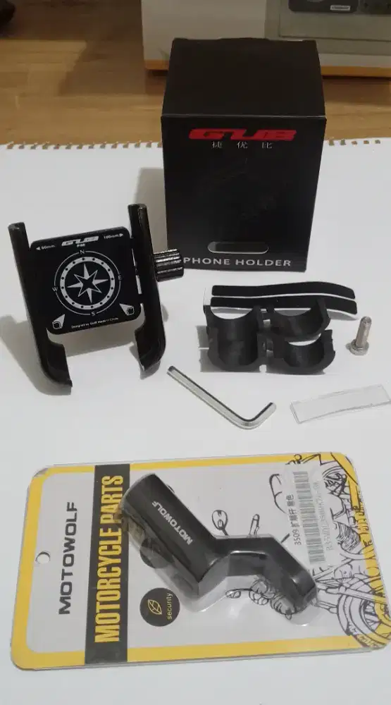 Jual Holder HP GUB P40 x Breket Motowolf