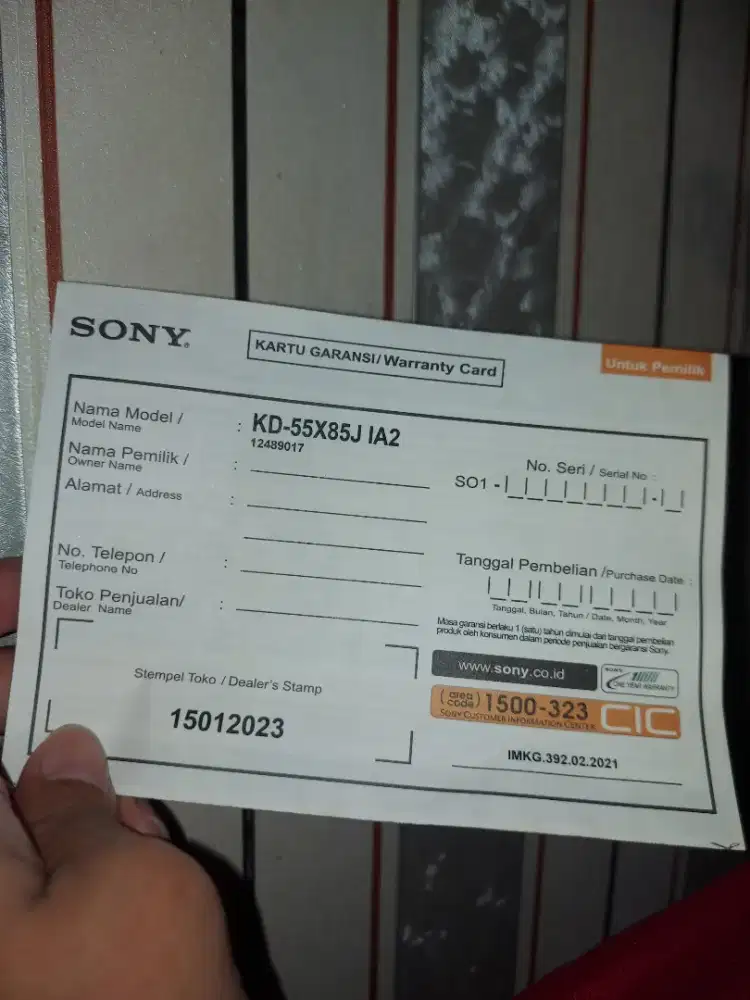 TV Sony Bravia 55 inch Seken