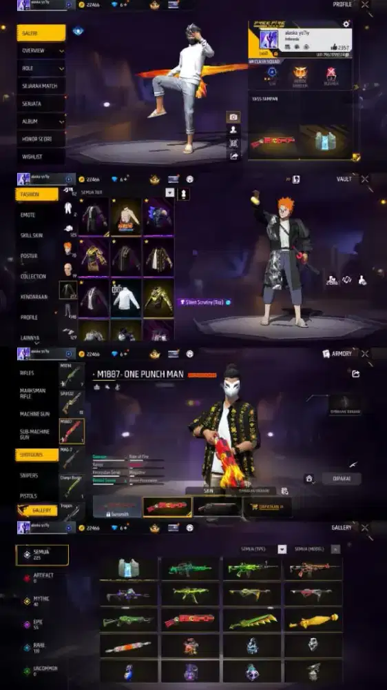 JUAL AKUN FF AMAN DAN TERPERCAYA