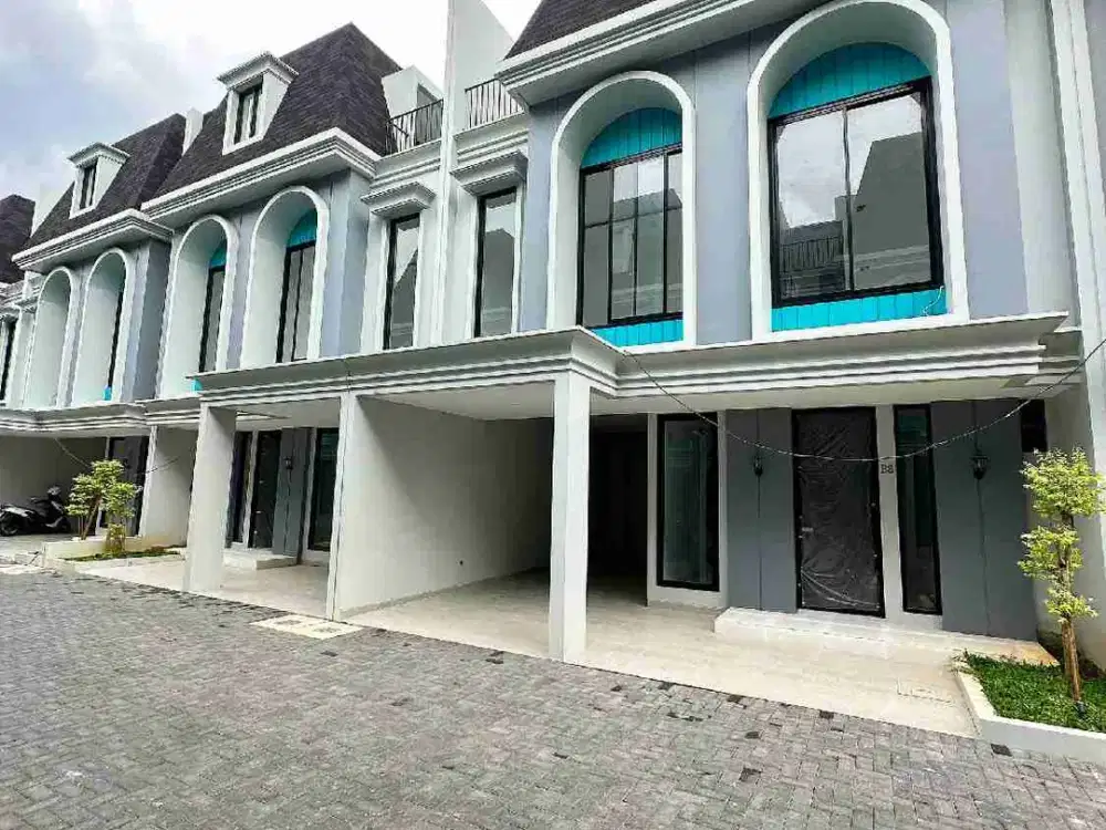 HOT Dijual Rumah Cluster 3 Lantai Mewah Akses Tol Bambu Apus Setu Cipayung Jakarta Timur