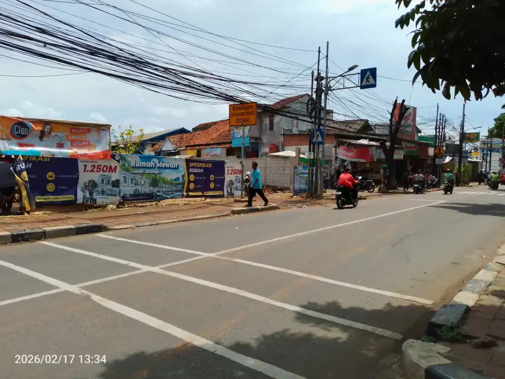 Di Jual Kavling Pinggir Jalan Raya Ciracas Cocok Hunian & Investasi