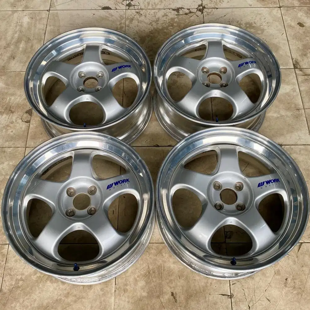 Japan Work Meister S1R Ring 18 4x100 Velg Original Ori Jepang JDM R18