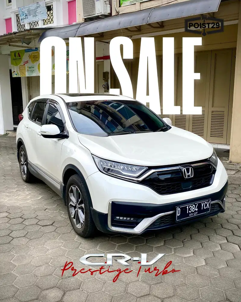 CR-V Prestige 2022 Turbo 
KM 36RB | Full Original | Mulus | Siap Pakai