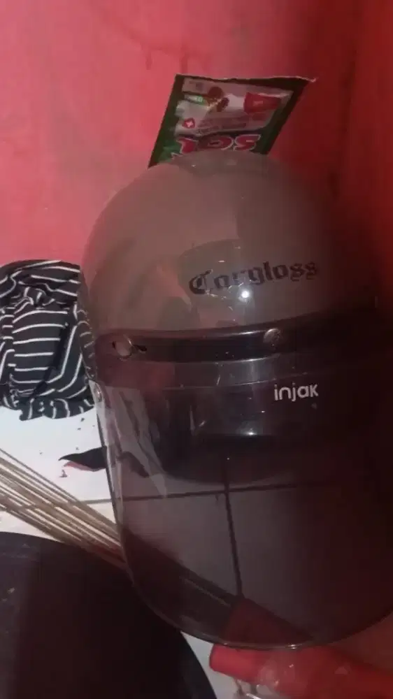 Helm cargloss lengkap dus ada
