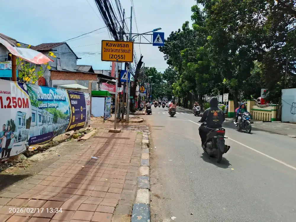 Termurah Kavling Strategis di Jl Raya Ciracas Jakarta Timur