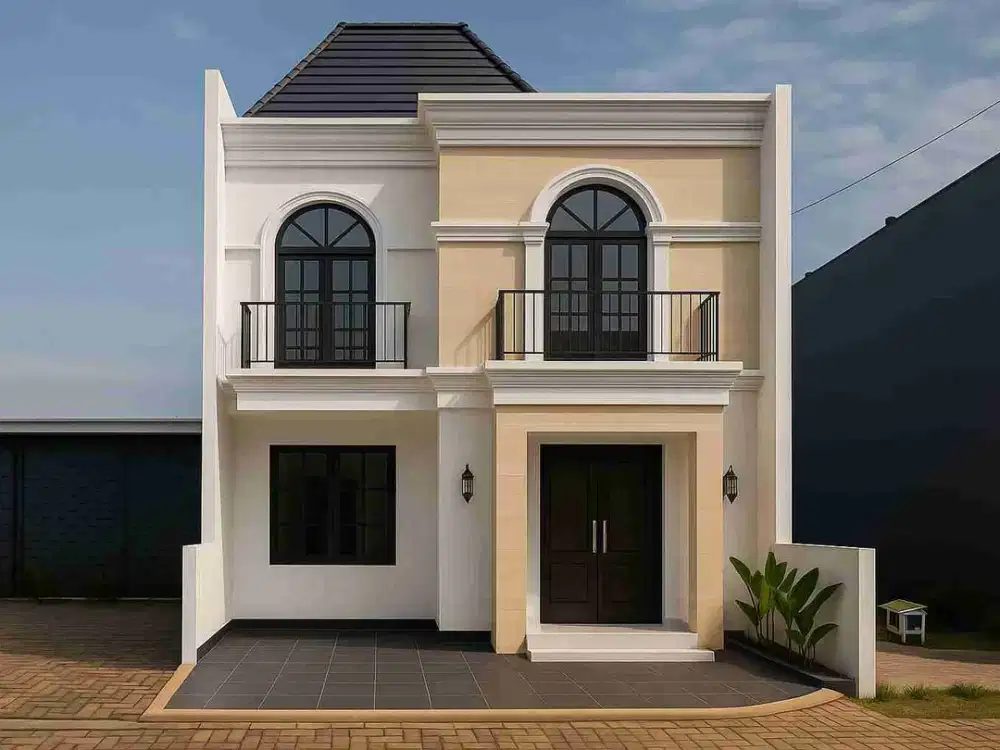 Villa American Modern 2 Lantai View Pegunungan Kota Malang