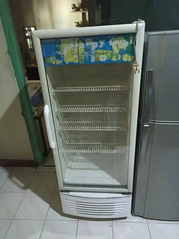 showcase cooler pendingin minuman normal ok