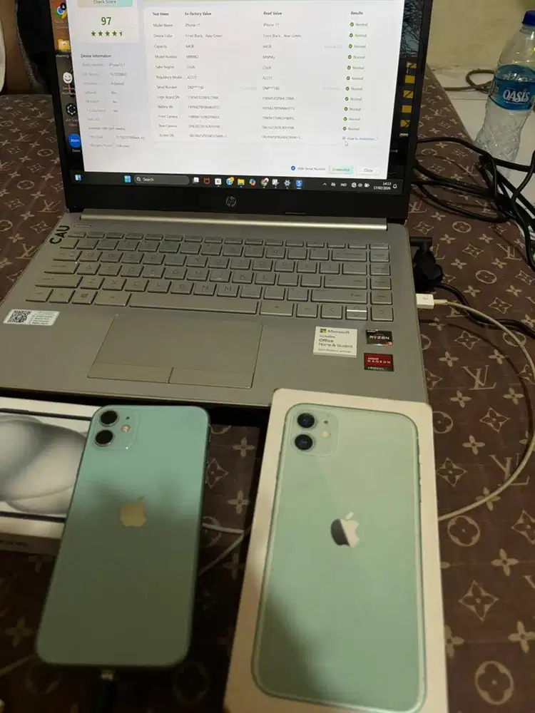 iPhone 11 fullset ori dual sim nano